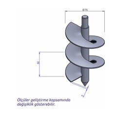 Kadmec X75 Mini Toprak Burgusu