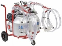 Sezer Pls-4/2 K Keçi Alüminyum Güğümlü Süt Sağım Makinesi