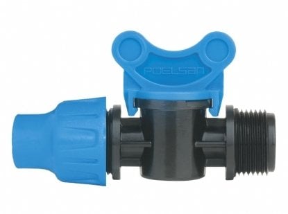 Poelsan 20X1/2'' Mini Vana Kilitli Bağlantı Erkek (11241)