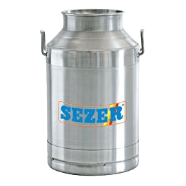 40 Litre Paslanmaz Çelik Güğüm-Sezer Süt Sağım Makinesi