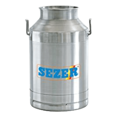 40 Litre Paslanmaz Çelik Güğüm-Sezer Süt Sağım Makinesi