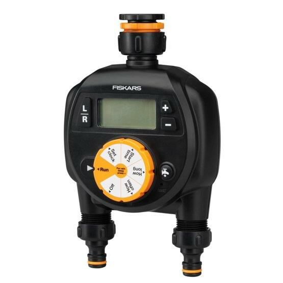 Fiskars Çift Çıkışlı Sulama Saati 1054792