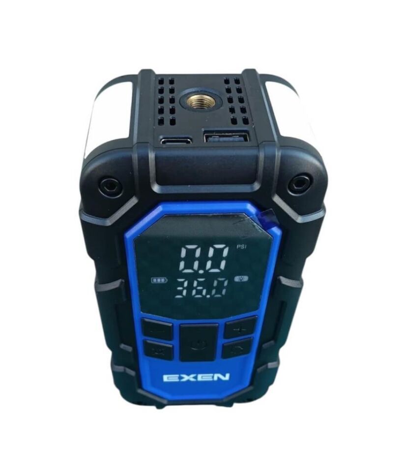 EXEN ENC 155 JS Şarjlı Lastik Şişirme Akü ve Şoklama