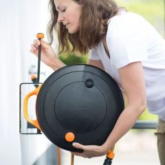 Fiskars Hortum Makara Seti S 3/8''(9mm) 15mt siyah