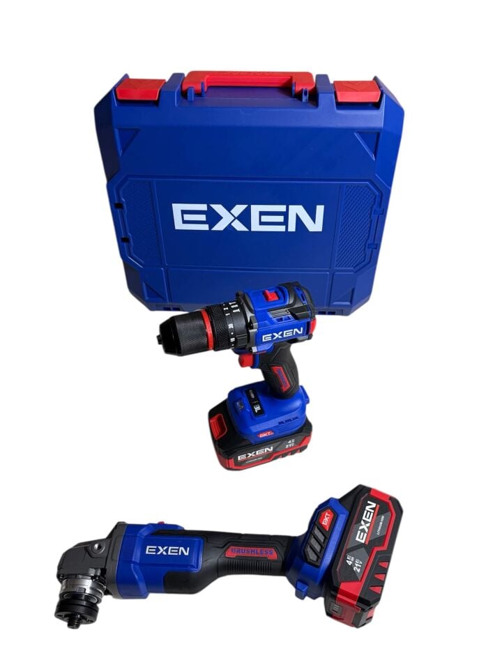 Exen EN 204 Kömürsüz Şarjlı 2’li Set