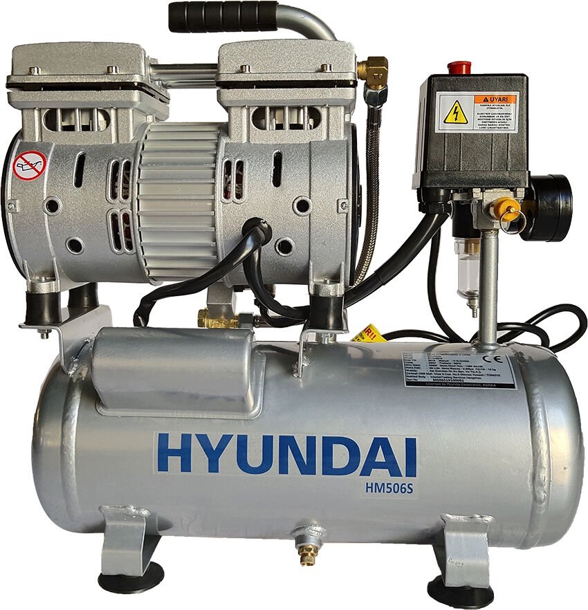 Hyundai HM506S 6 Litre Sessiz Kompresör