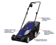 Hyundai C3805 Elektrikli Çim Biçme Makinesi