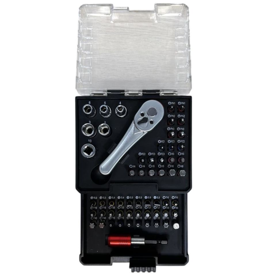 Nttools Bits Uç ve Lokma Seti 1/4'' 58 Parça