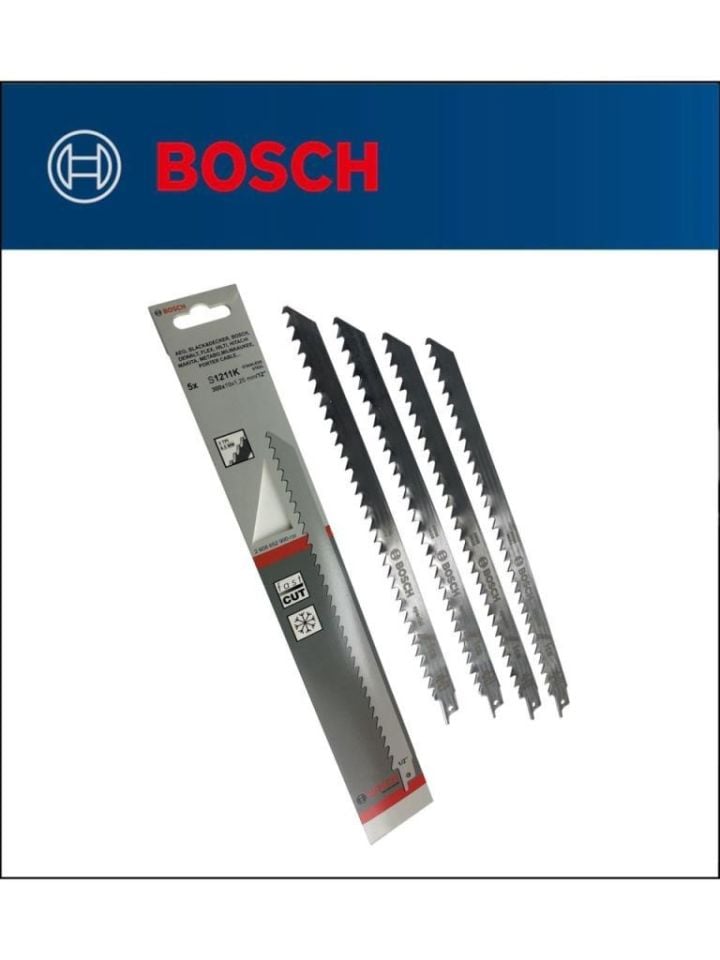 Bosch S 1211 K Buz Kemik Tilki Kuyruğu Bıçağı 5'li