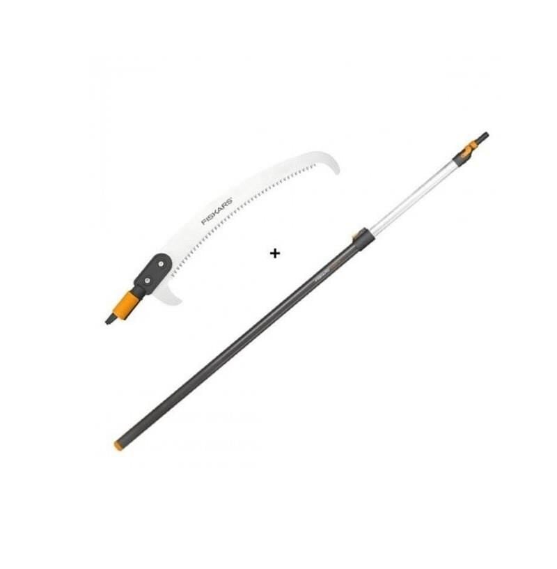 Fiskars Quickfit Teleskopik Sap L + Eğimli Testere