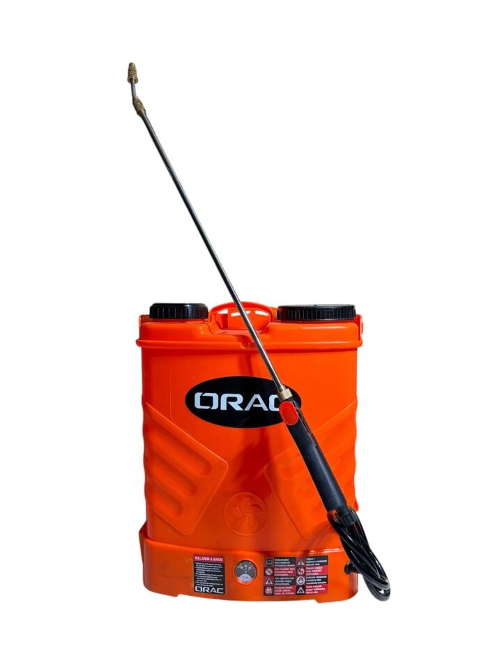 Orac 16C Akülü İlaçlama Pompası Sırt Tipi