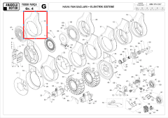 Hava Fanı Sacı Kmp. Marşlı (Turuncu) - Antor 4 LD 640 / 4 LD 820