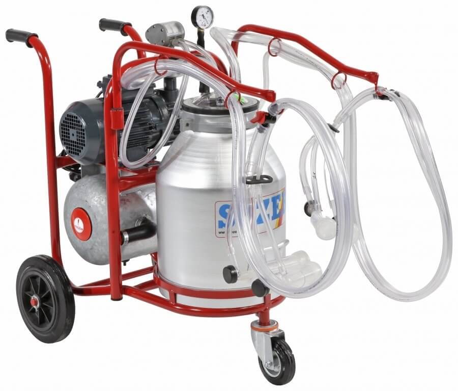 Sezer Pls-2/1 Keçi Alüminyum Güğümlü Süt Sağım Makinesi