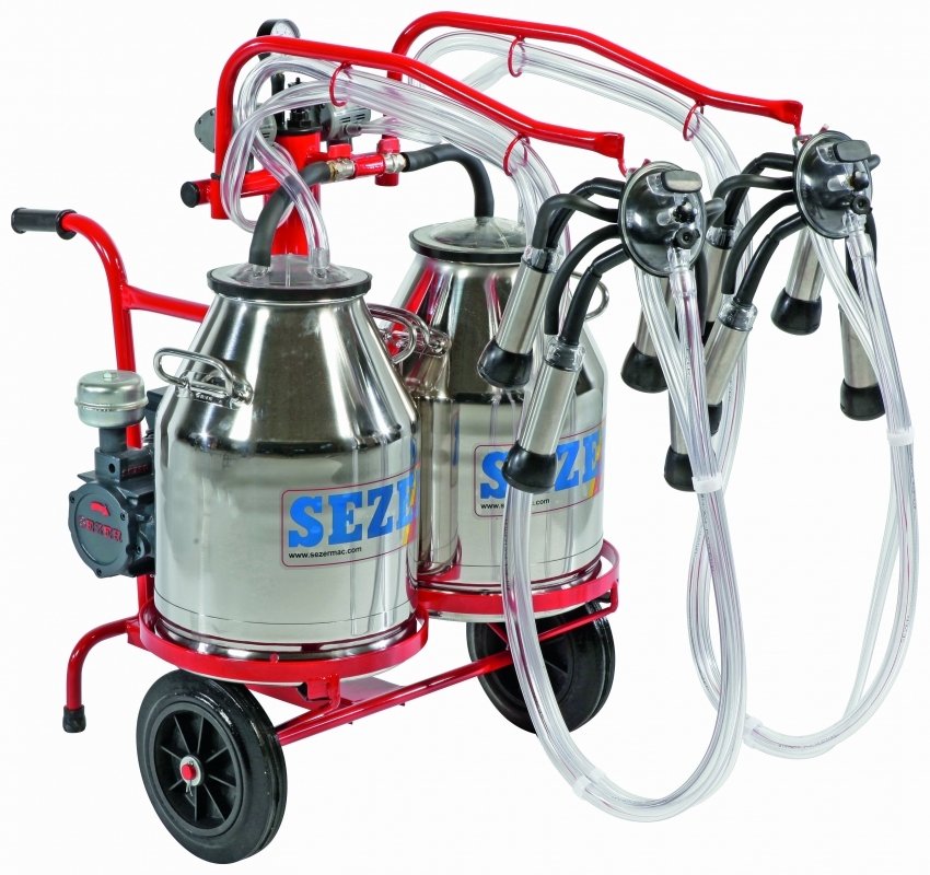 Sezer Impls-2 Paslanmaz Çelik Güğümlü Sağım Makinesi