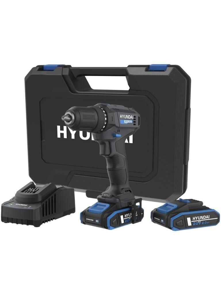 Hyundai DD20S-40 Akülü Matkap Çantalı Set Çift Akülü