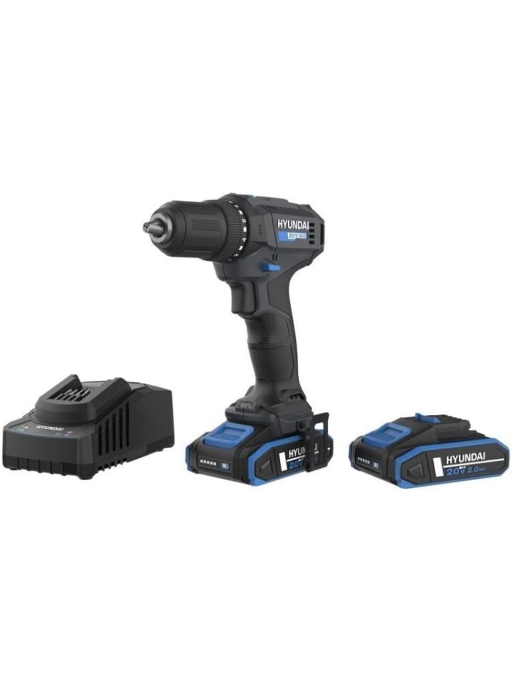 Hyundai DD20S-40 Akülü Matkap Çantalı Set Çift Akülü