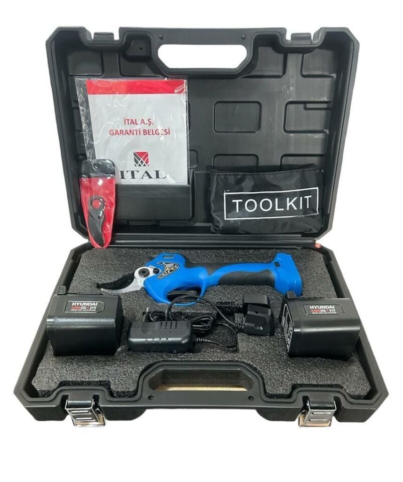 Hyundai LaserCut 40XP  40 mm Akülü Budama Makası – Çift Akü