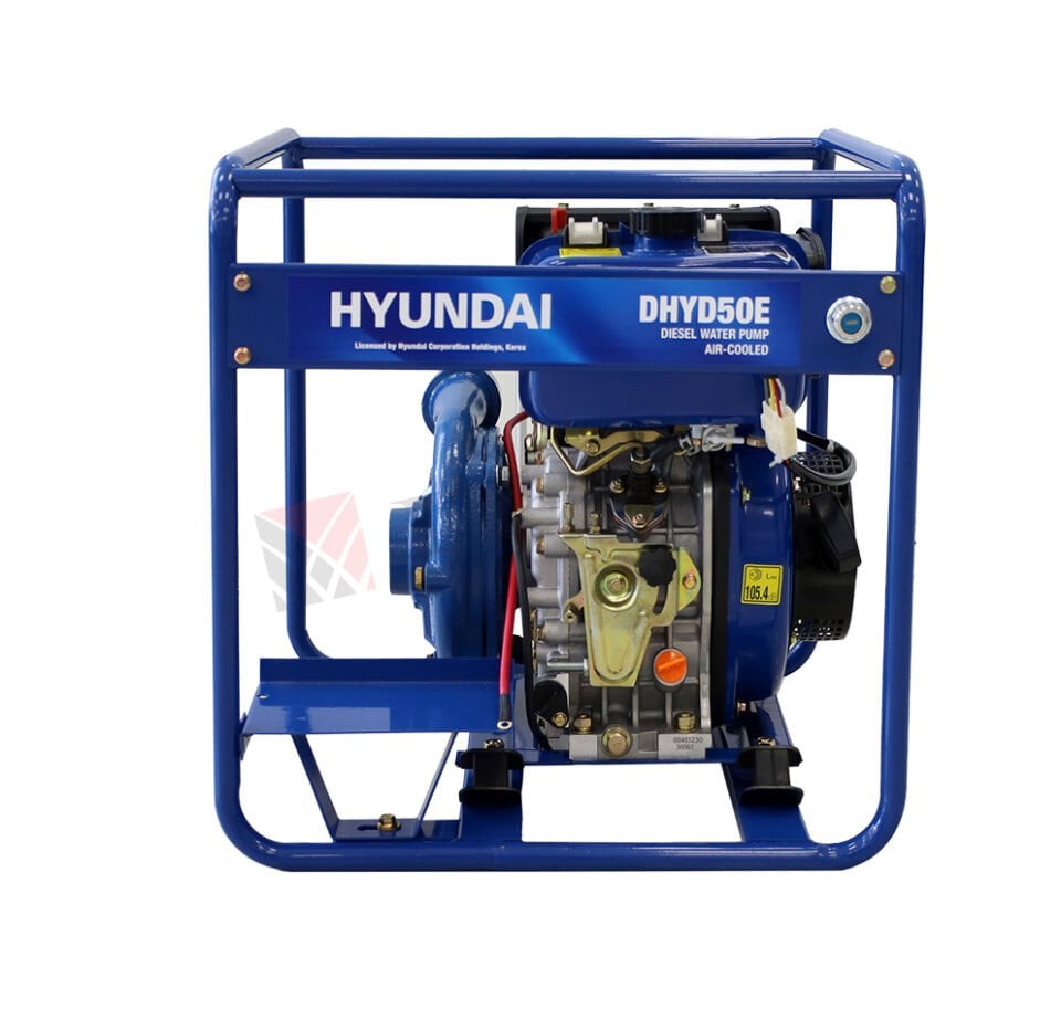Hyundai DHYD50E 7 HP Dizel Marşlı Yüksek Basınçlı Su Pompası