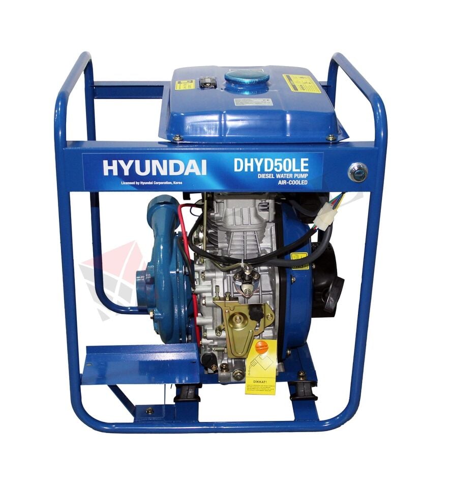 Hyundai DHYD50LE Dizel Marşlı Yüksek Basınçlı Su Pompası