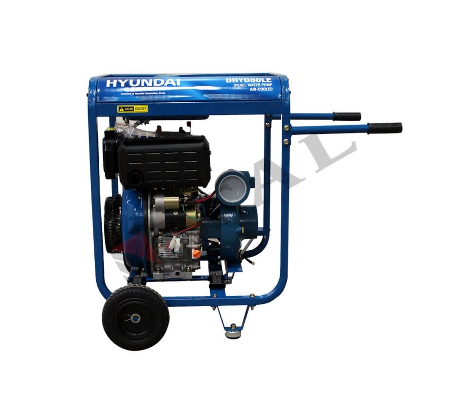 Hyundai DHYD80LE Dizel Marşlı Yüksek Basınçlı Su Pompası