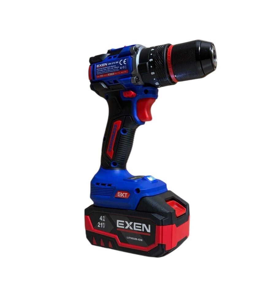 EXEN EN 274 DS Kömürsüz Darbeli Şarjlı Matkap