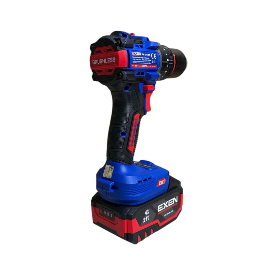 EXEN EN 274 DS Kömürsüz Darbeli Şarjlı Matkap
