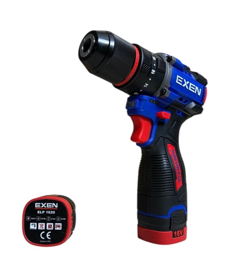 EXEN EN 160 DS Kömürsüz Darbeli Şarjlı Matkap