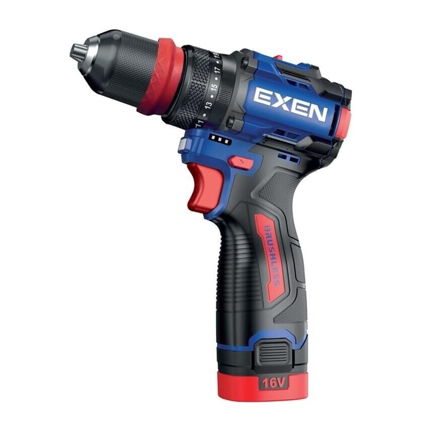 EXEN EN 162 DS Kömürsüz Darbeli Şarjlı Matkap