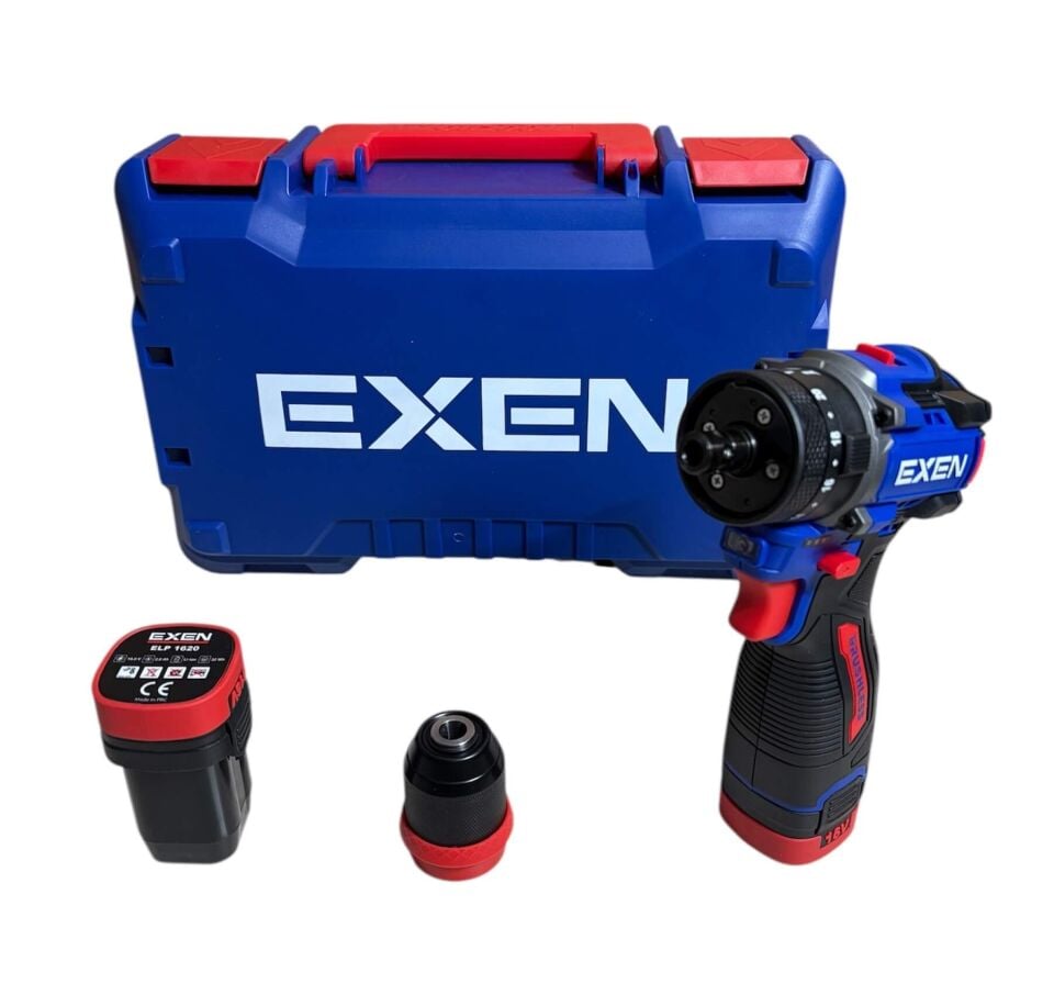 EXEN EN 162 DS Kömürsüz Darbeli Şarjlı Matkap