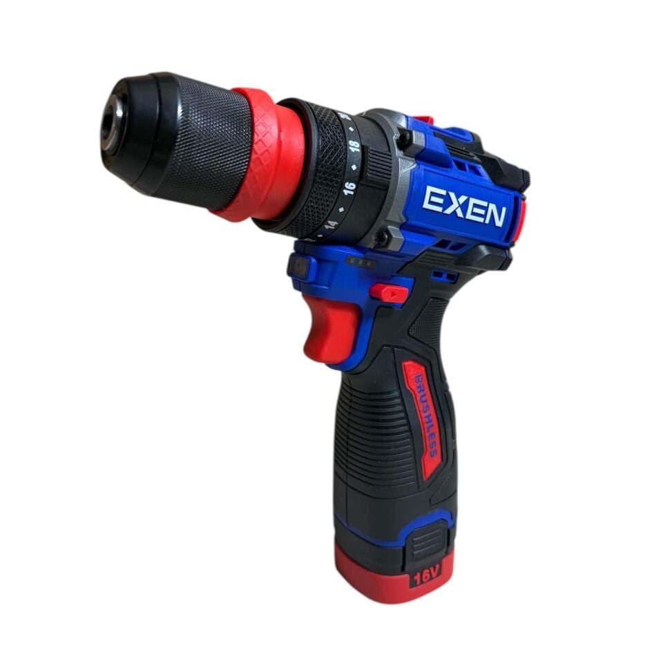 EXEN EN 162 DS Kömürsüz Darbeli Şarjlı Matkap