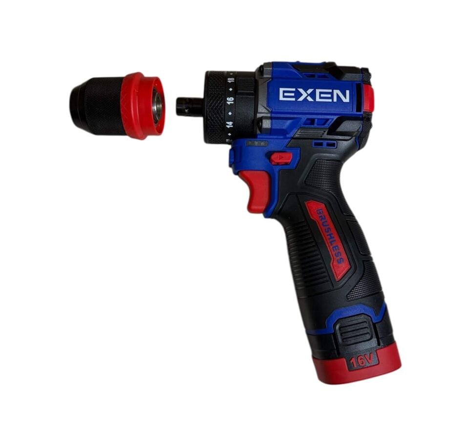 EXEN EN 162 DS Kömürsüz Darbeli Şarjlı Matkap