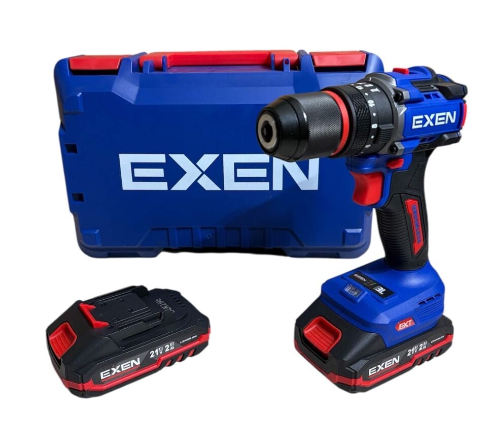 EXEN EN 272 DS Kömürsüz Darbeli Şarjlı Matkap
