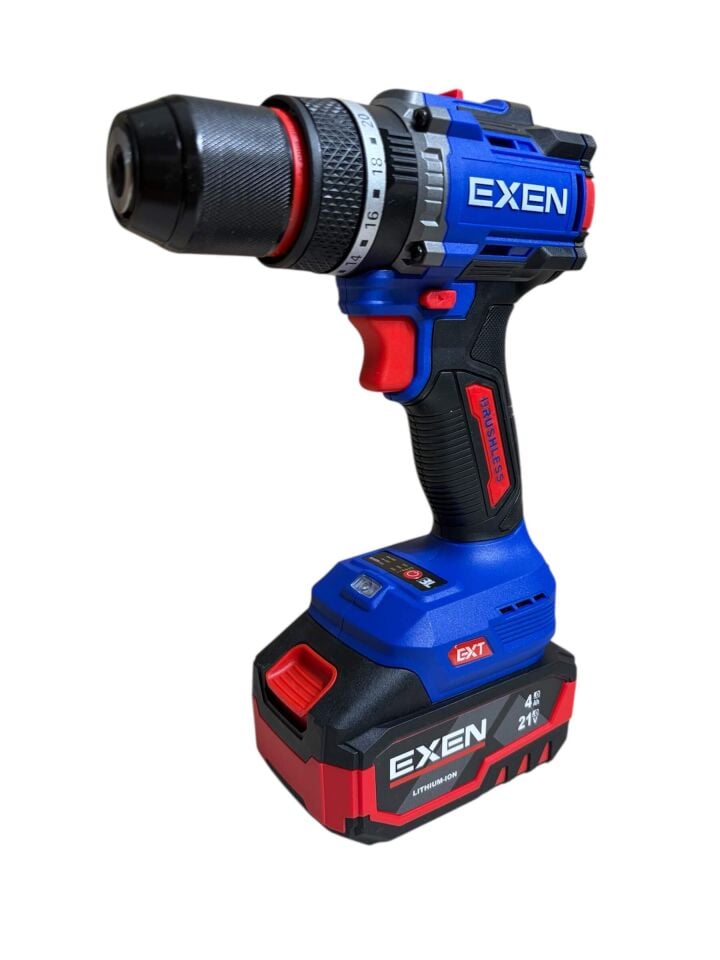 EXEN EN 294 DS Kömürsüz Darbeli Şarjlı Matkap