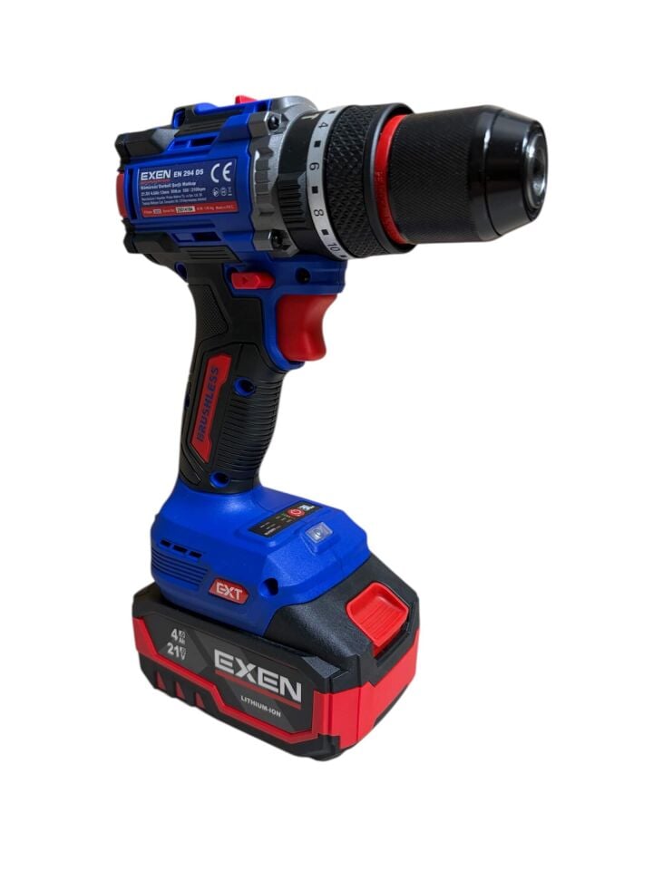 EXEN EN 294 DS Kömürsüz Darbeli Şarjlı Matkap
