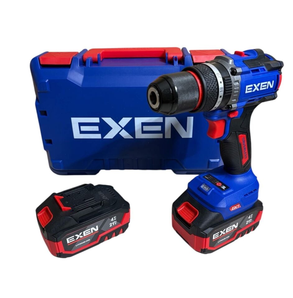 EXEN EN 294 DS Kömürsüz Darbeli Şarjlı Matkap