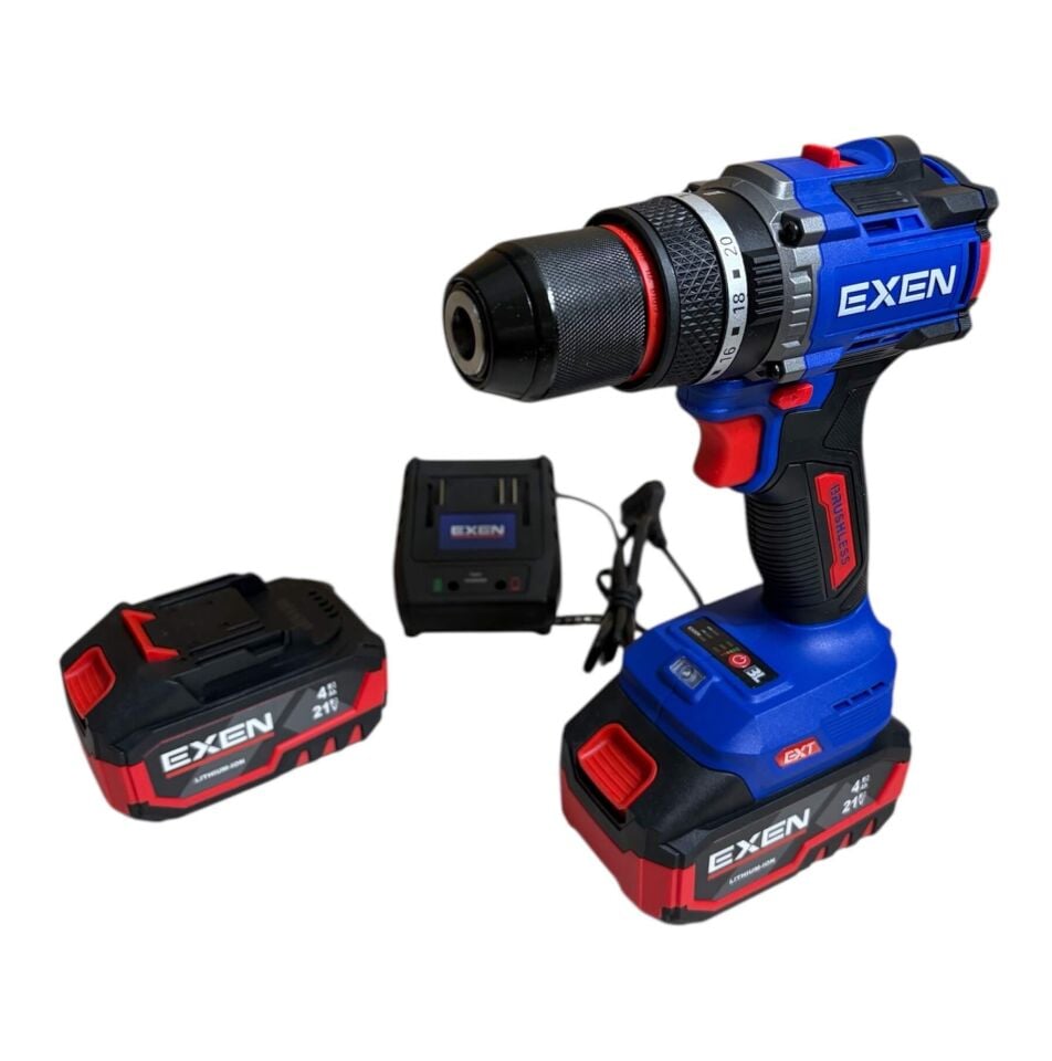 EXEN EN 294 DS Kömürsüz Darbeli Şarjlı Matkap