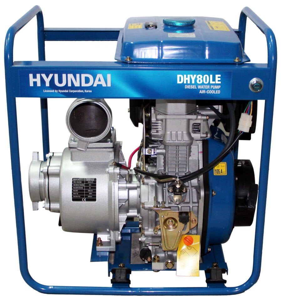 Hyundai DHY80LE Marşlı Dizel Su Motoru